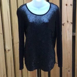 Sale! Sparkling MM Kors Long Sleeve Sequin Top